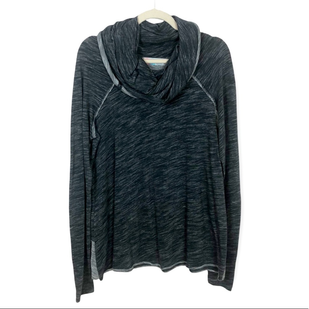 FREE PEOPLE Grey Soft Turtleneck Oversized Sweater size M